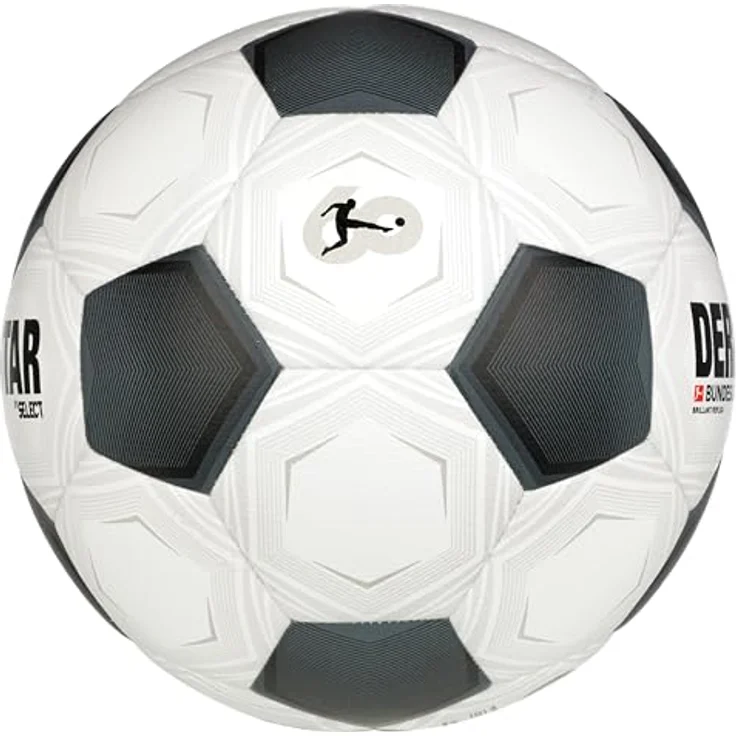 Derbystar Unisex – Erwachsene Bundesliga Brillant Replica Classic v23 Fußball, weiß, 5 – Bild 2