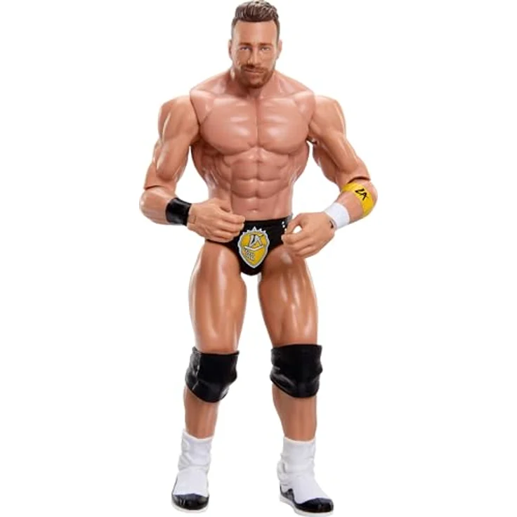 Mattel WWE LA Knight Actionfigur, Hauptkampf-Serie #155, ca. 15 cm groß mit 10 Bewegungspunkten und lebensechtem Aussehen, Mehrfarbig, JCV48 – Bild 1