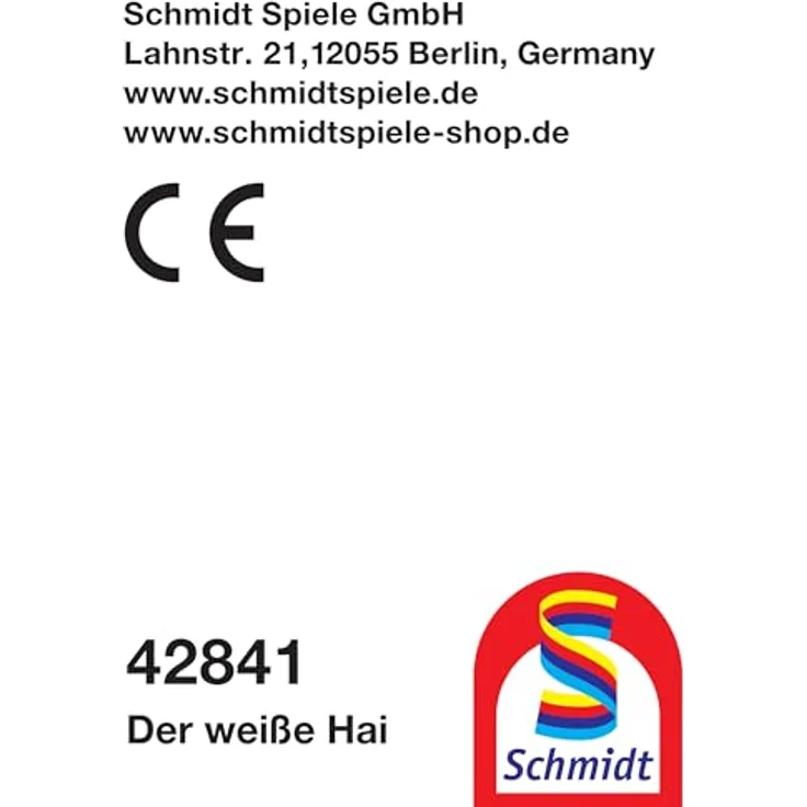 Schmidt Spiele Der Weisse Hai, 36 cm Plüschfigur, Hochwertiger Plüsch, Original Universal-Charakter, Handwaschbar – Bild 2