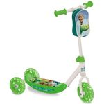 Globber Go Up Foldable Plus Lights Lime Green - Scooter mit LED-Rädern, 3-in-1 Funktion, Schiebebügel, ab 12 Monaten geeignet
