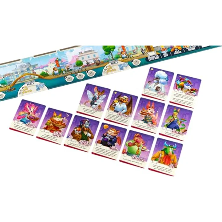 Lucky Duck Games Critter Kitchen à la carte, Erweiterung für Brettspiel mit neuen Rezepten und Charakteren, mehrfarbig – Bild 3
