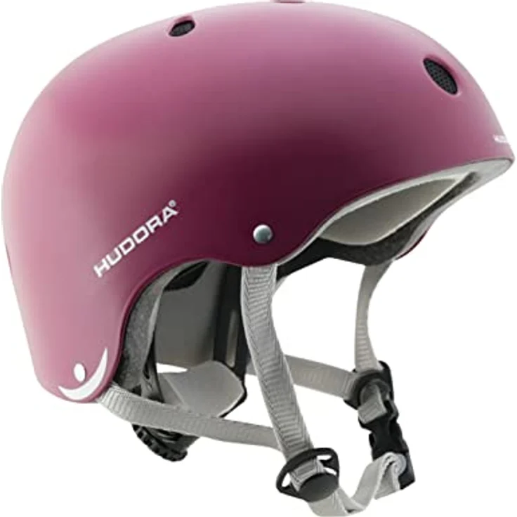HUDORA Skaterhelm, Berry, Gr. 56-60, Kinderfahrradhelm mit stoßsicherer ABS-Schale und Air-Vent-Belüftungssystem – Bild 1
