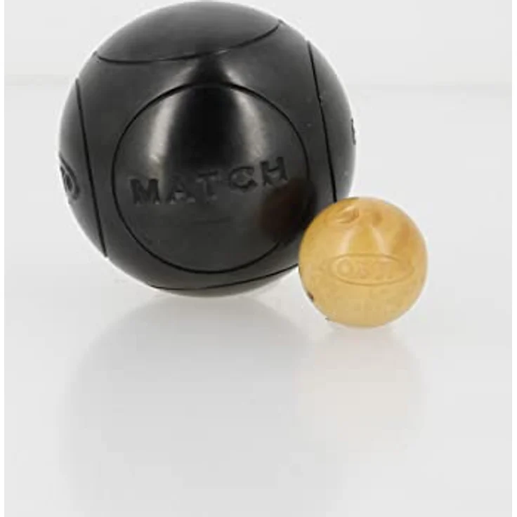 Obut Match Pétanque-Kugeln, 1 Markierung, Schwarz, 72 mm, 690g – Bild 5