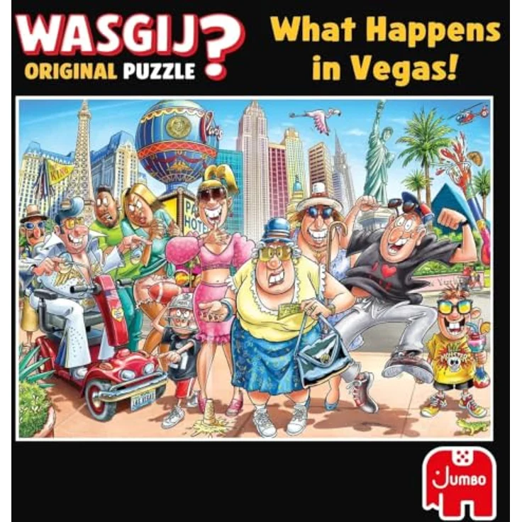 Wasgij Original 48 What Happens in Vegas!, Puzzle mit 1000 Teilen für kreative Denker – Bild 4