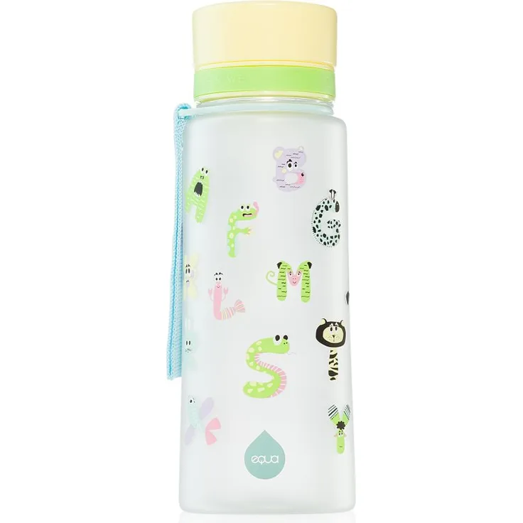 EQUA Equa Kids Wasserflasche 600 ml, BPA-frei, auslaufsicher, trendiges Design