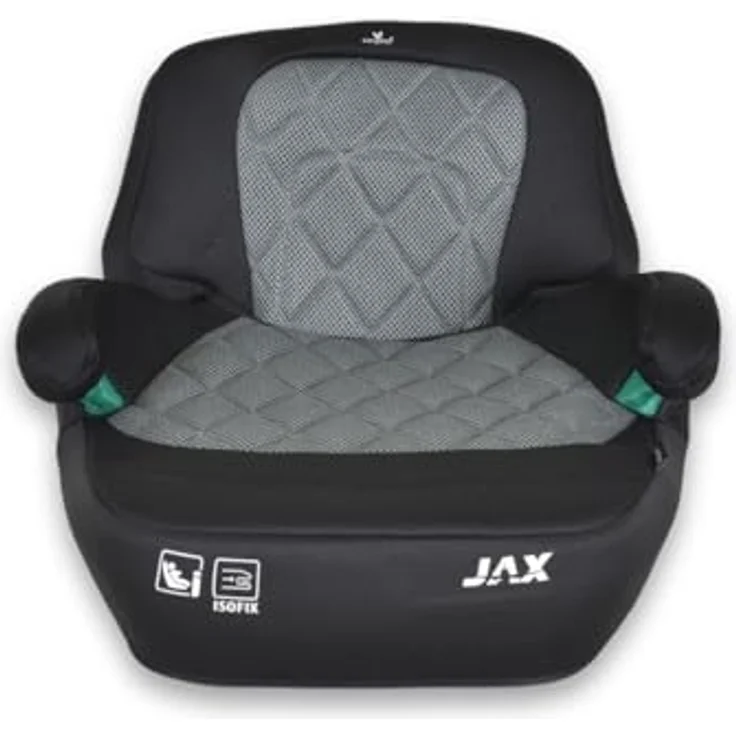 Cangaroo Sitzerhöhung Jax i-Size Gruppe 3, Isofix, Top Tether, 125-150 cm, ab 4 bis 12 Jahre, ergonomisches Design, abnehmbarer und waschbarer Bezug – Bild 5