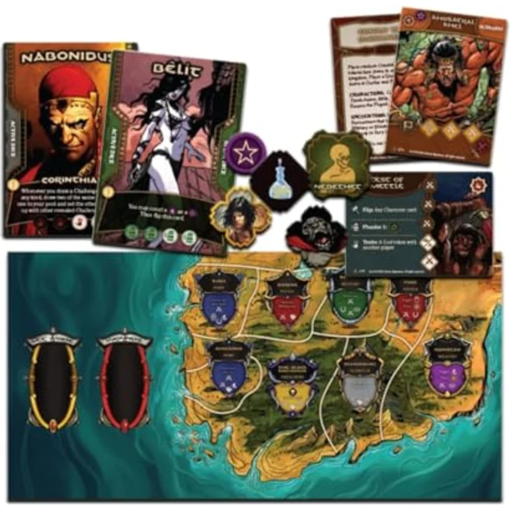 Gale Force Nine The Adventures of Conan: Queen of The Black Coast and Nemedian Chronices, Brettspiel Erweiterung – englisch – Bild 3