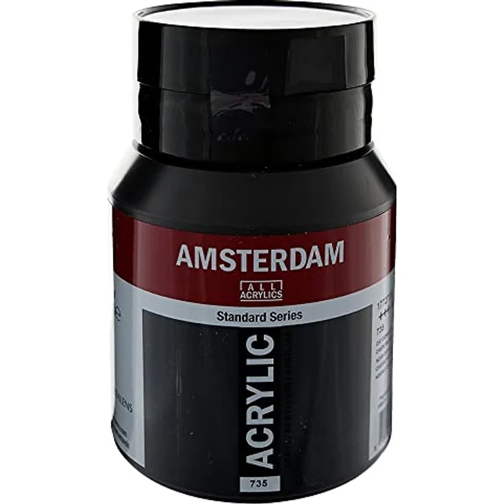 Amsterdam Royal Talens Star Conference Acrylic Color, 500ml, pigmentierte Farbe in Oxid Schwarz 477 950 (Japan Import) – Bild 1