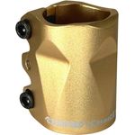 Chilli Stuntscooter Chilli Pro Scooter Riders Choise 3-Bolt Stunt-Scooter Clamp 34,9 Gold, Aluminium-Klemme für Scooter mit HIC-Kompression