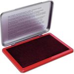 Generic Trodat Stempelkissen Impr9072M Typ2, rot, Metallgehäuse, nachtränkbar, für Gummi- und Polymerstempel, 11 x 7 cm