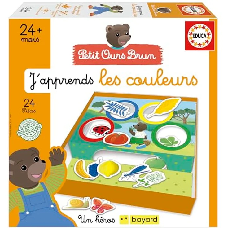 Educa Lernspiel J'apprends les couleurs (FR), interaktives Lernspiel zur Farberkennung für Kinder