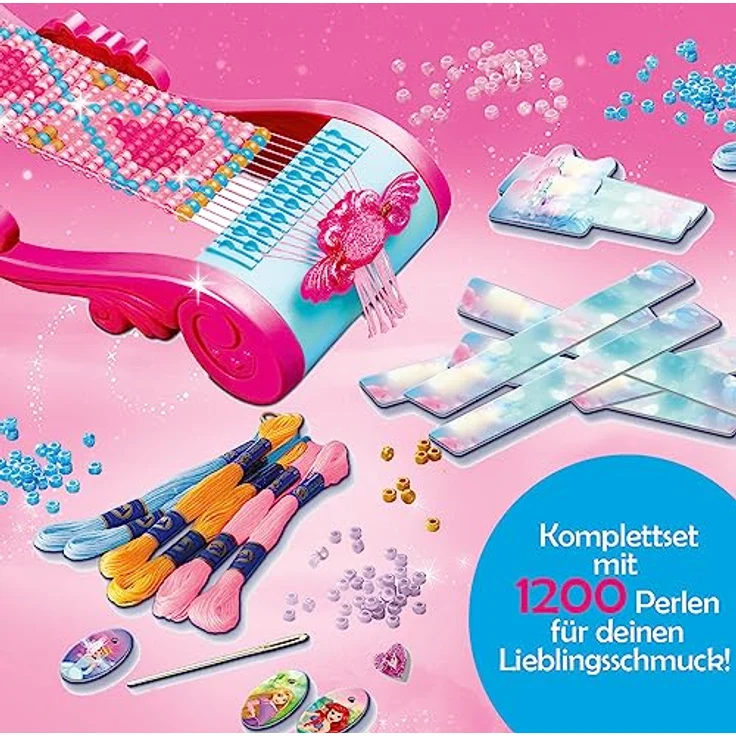 Ravensburger 23540 Magischer Perlenzauber Disney Princesses - Zauberhafte Armbänder aus bunten Perlen basteln, Kreatives Bastelset für Kinder ab 5 Jahren – Bild 4
