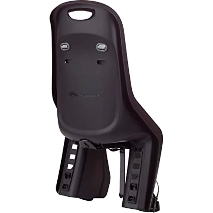 Polisport Bubbly Maxi Plus MIK HD, Velokindersitz für Gepäckträger bis 22 kg, mit 3-Punkt Sicherheitsgurt und verstellbaren Fußstützen, wasserabweisend, UV-beständig – Bild 4