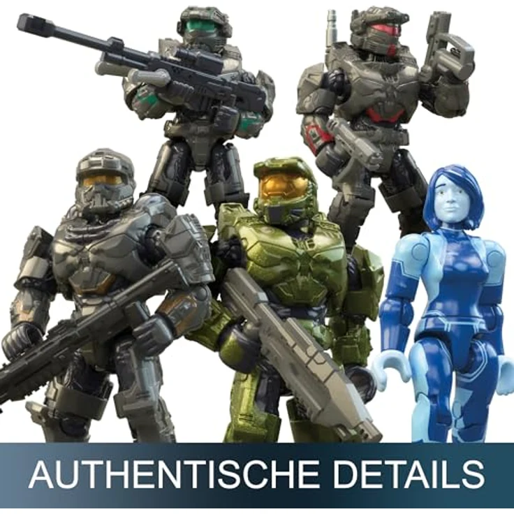MEGA Halo Flotteneinsatzkommando Warthog, Bauset mit aktivem Federungssystem und 5 beweglichen Sammelfiguren, 469 Teile, ab 13 Jahren, HNC57 – Bild 2