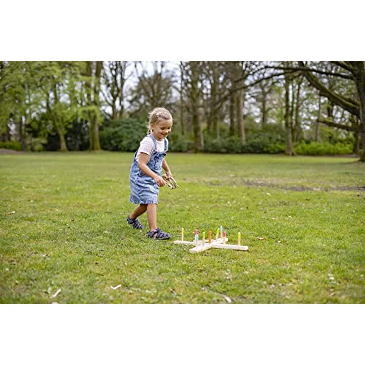 Ringwurfspiel aus Holz – Bild 2