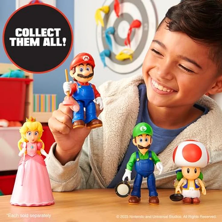 Super Mario Movie Nintendo Peach Figur 13cm – Bild 7