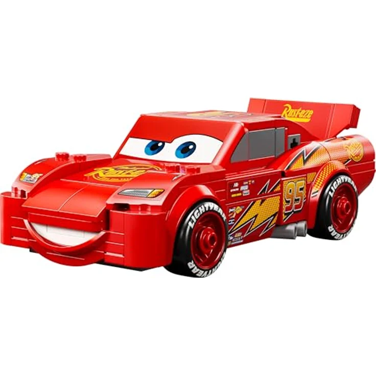 LEGO Speed Champions Lightning McQueen, Spielzeug-Auto mit sichtbarem Fahrwerk und Filmdetails, für Kinder ab 9 Jahren, 77255 – Bild 5