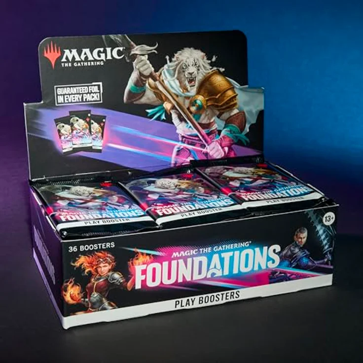 Magic The Gathering Grundstein Play-Booster-Display (Deutsche Version) - 36 Booster mit glänzenden Foilkarten und seltenen Karten – Bild 2
