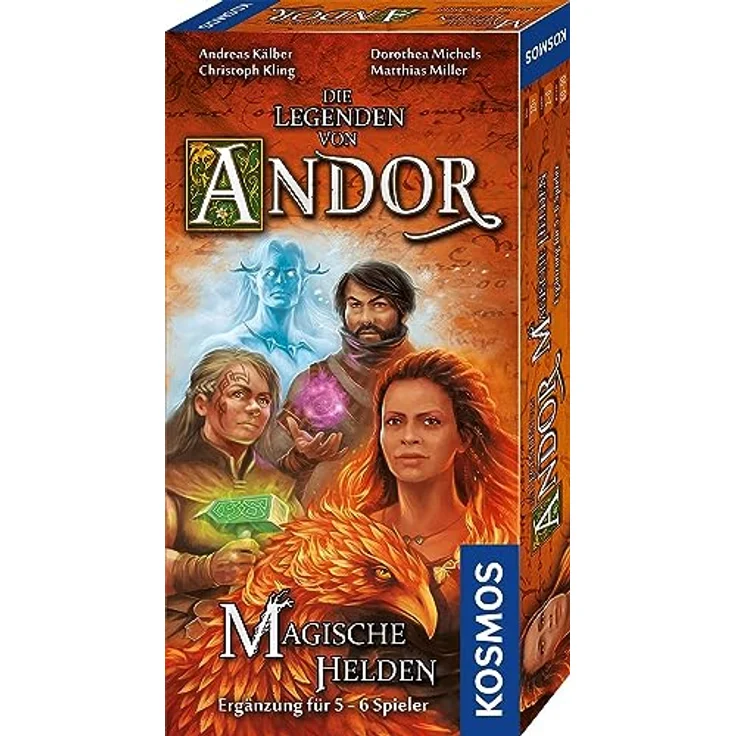 Kosmos Die Legenden von Andor - Magische Helden Brettspiel, Ergänzung für 5-6 Spieler - Preisvergleich – Bild 2