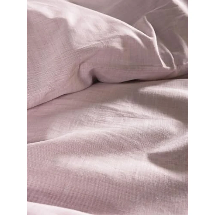 ESSENZA Bettwäsche Jule Woodrose, 135x200 + 1x 80x80 cm, 100% GOTS-zertifizierte Bio-Baumwolle, atmungsaktiv und hautfreundlich, uni Woodrose – Bild 4