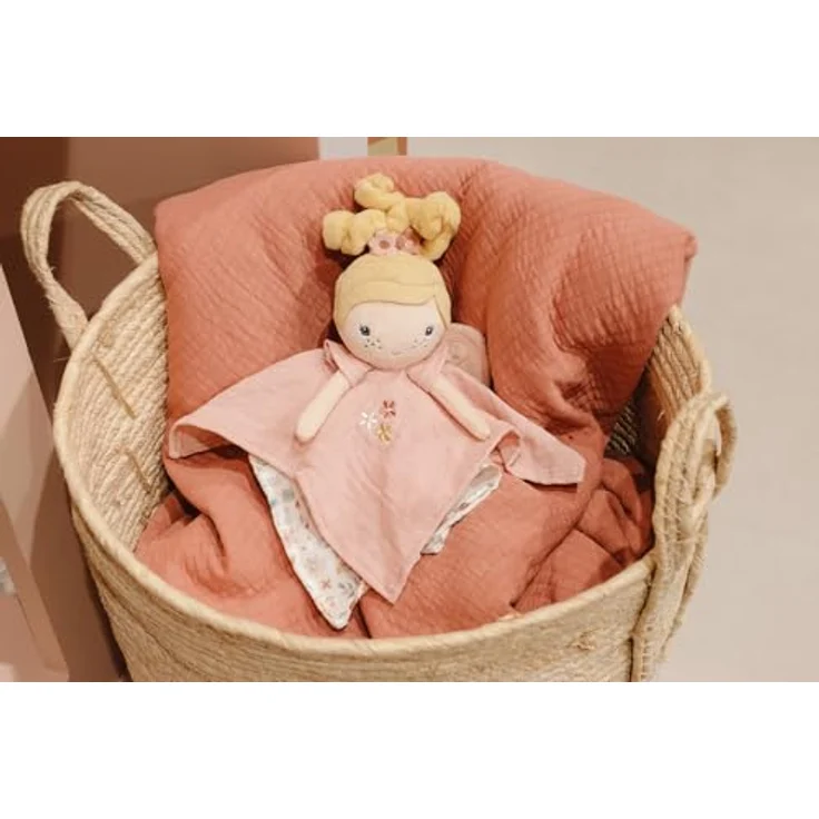 Little Dutch 9029 Schmusetuch Fee Mila, Kuscheltuch aus 50% Baumwolle und 50% Polyester, 30x16,5x7cm, maschinenwaschbar bei 30 Grad, ab Geburt empfohlen – Bild 2