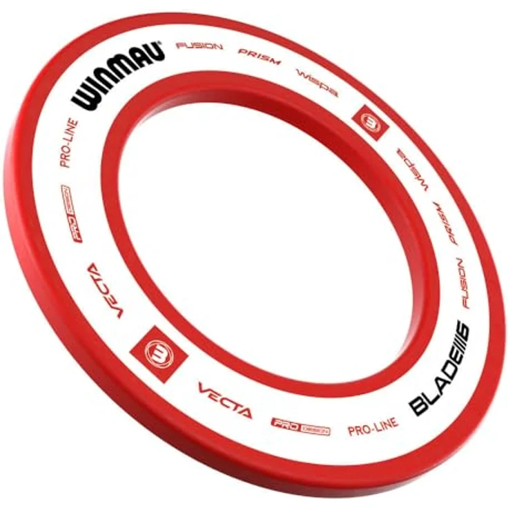 Winmau Catchring Pro-Line 2.0, Auffangring für Dartspiele, 68 cm Durchmesser, rot – Bild 4