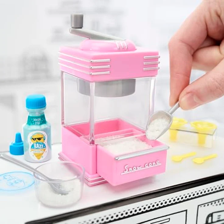 MGA Miniverse-Mini Appliances S2 0, Miniatur-Küchengeräte Set mit Softeismaschine, Zuckerwatte-Automat, Eis-Crusher und Küchenmaschine, verschiedene Farben – Bild 5