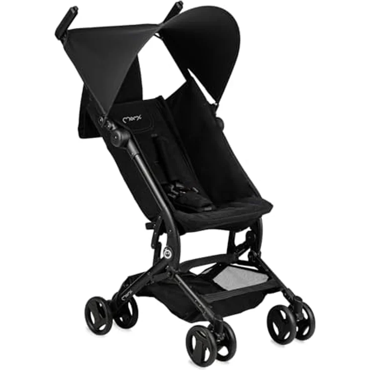 MoMi GRACE leichter Kinderwagen ab 6 Monaten kompakt Buggy mit Rucksack zum  Tragen Handgepck faltbarer Reisebuggy 5-Punkt-Gurt, blau: Tests, Infos &  Preisvergleich