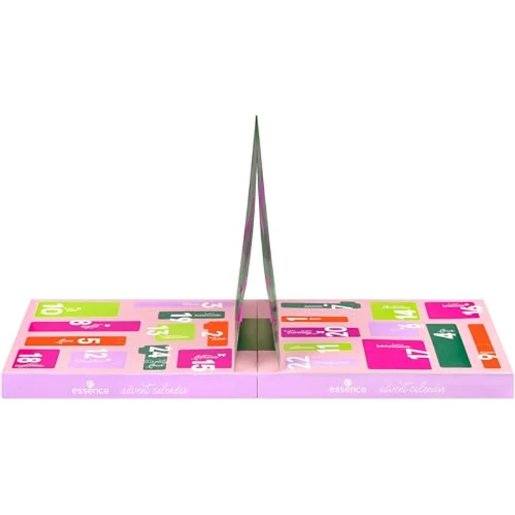 Essence Adventskalender little X-MAS WONDER, 24-teiliges Set mit exklusiven Make-up-Überraschungen und festlichem Design – Bild 4