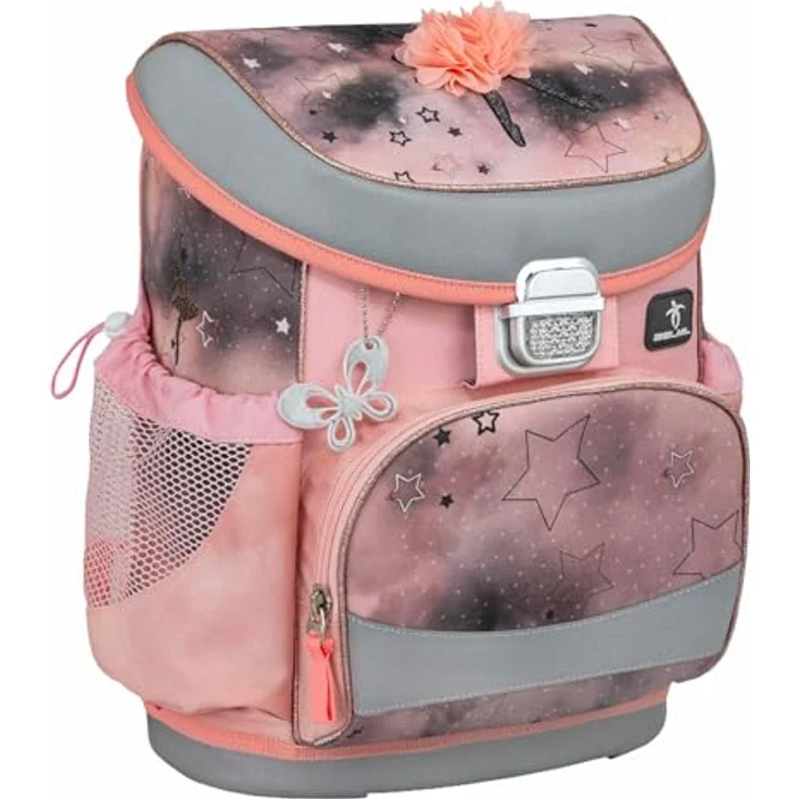 Belmil Mini-Fit Schulranzen Set 4-teilig (405-33/AG/S) (Rose Ballet), leicht und ergonomisch für Grundschüler der 1. - 2. Klasse – Bild 4