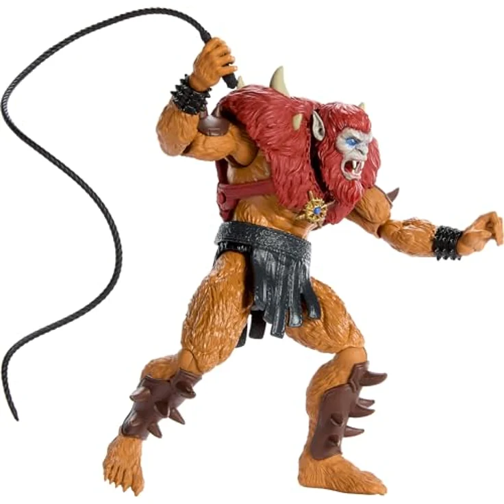 Masters of the Universe Beast Man 2026 Film Actionfigur, 14 cm mit 14 beweglichen Gelenken und Peitsche, originalgetreue Gestaltung – Bild 4