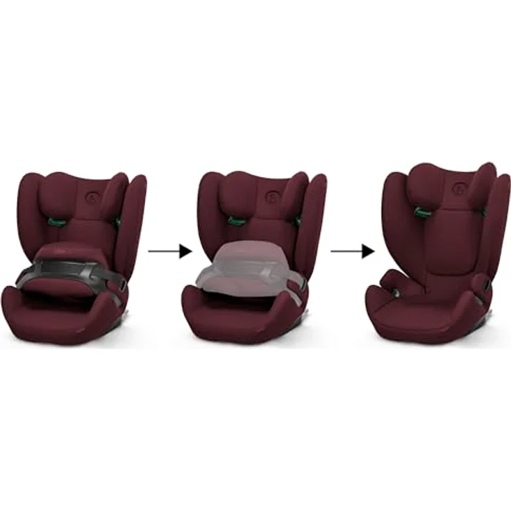 Cybex Pallas B I-Size, 2-in-1 Kindersitz mit Fangkörper, ECE R129/i-Size Norm, längenverstellbar und neigungsverstellbare Rückenlehne – Bild 2
