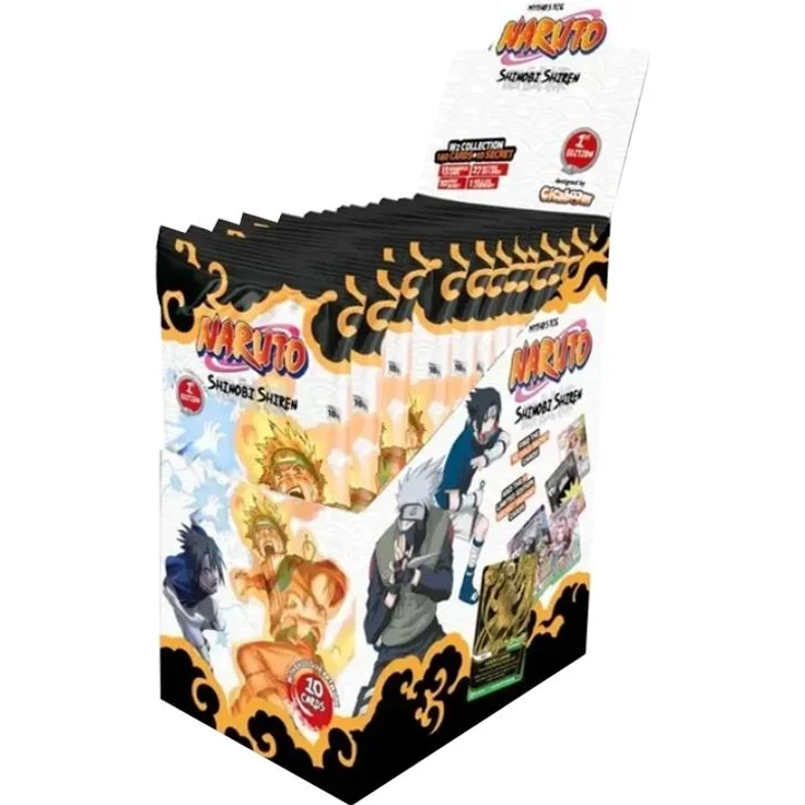 RIOT GAMES Naruto Mythos TCG Shinobi Shido Set 2, Booster Display 1st Edition Englisch mit 24 Packs und 240 Karten