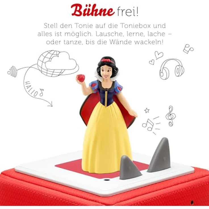 tonies Hörfiguren für Toniebox, Disney Schneewittchen und die Sieben Zwerge, Hörspiel mit Liedern für Kinder ab 4 Jahren, Spielzeit ca. 59 Minuten – Bild 2