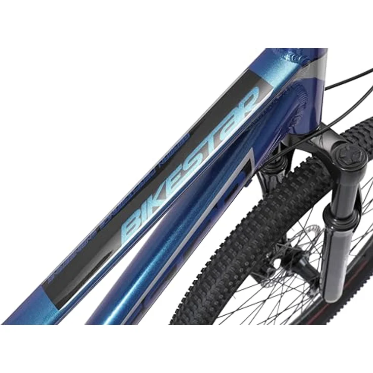 BIKESTAR Hardtail Aluminium Mountainbike 27. 5 Zoll, 21 Gang Shimano Schaltung mit Scheibenbremse | 17 Zoll Rahmen MTB Erwachsenen- und Jugendfahrrad | Blau – Bild 7