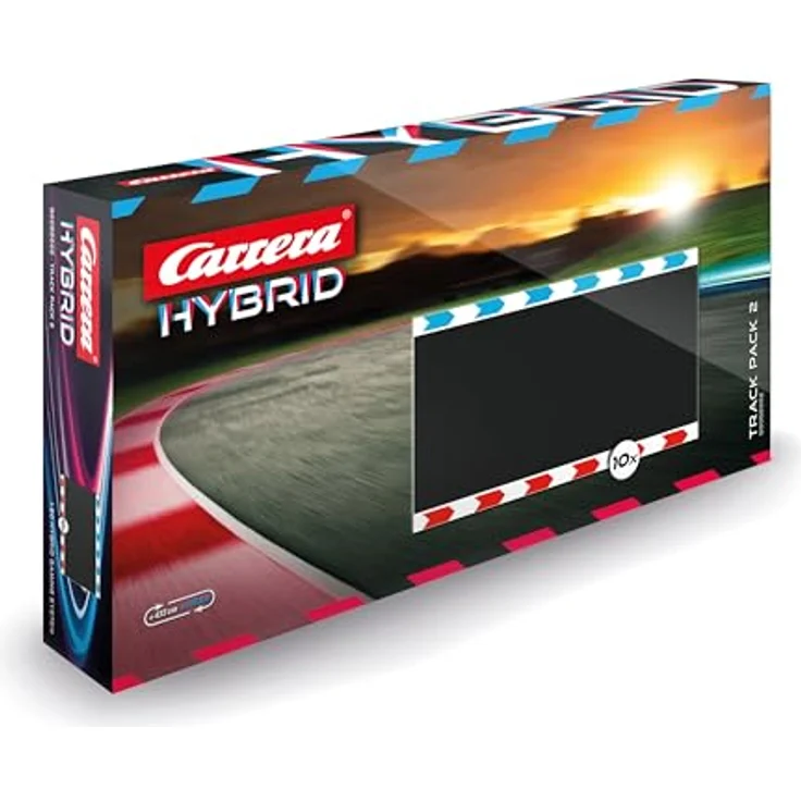 Carrera Hybrid Track Pack 2, Erweiterungsset für Carrera Rennbahnen mit robustem Zubehör und flexiblen Streckenelementen für abwechslungsreiche Rennen – Bild 2