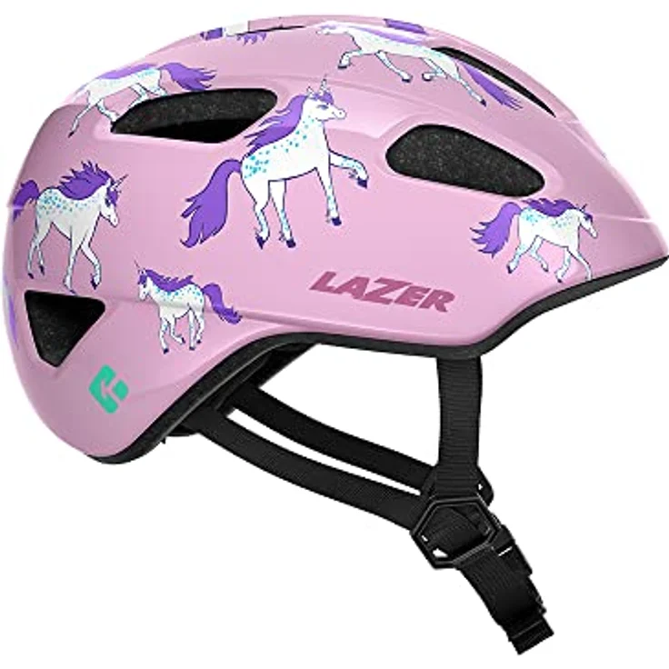LAZER Nutz 2.0 KinetiCore Fahrradhelm für Kinder, leichter Uni Jugendhelm mit Einhorn-Motiv, Einheitsgröße, mit KinetiCore Technologie für optimalen Schutz – Bild 1