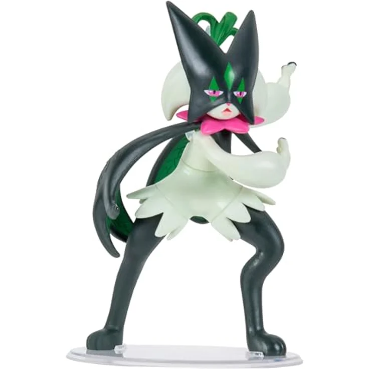 Pokémon PKW4080 - Battle Feature Figur Maskagato, 11,5 cm, mit authentischen Details und Angriffsfunktion – Bild 1