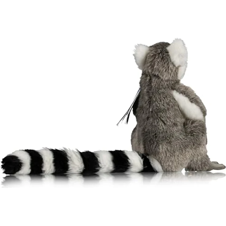 Freek Vonk x BRESSER Kuscheltier FREEK VONK x BRESSER Katta Baki, Kuschel-Katta mit recycelten Materialien, waschmaschinenfest bis 30°C, 30 cm (Schwanz: 35 cm) - Braun – Bild 3
