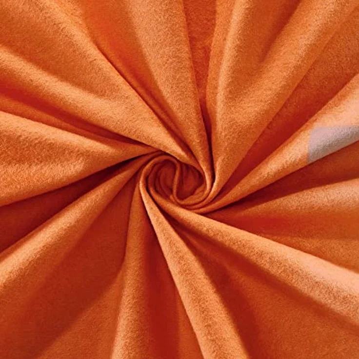 Erwin Müller Bettwäsche, Bettgarnitur Flanell orange-Taupe Größe 135x200 cm (40x80 cm) - flauschig warm, temparaturausgleichend, pflegeleicht, mit praktischem Reißverschluss (weitere Größen) – Bild 4
