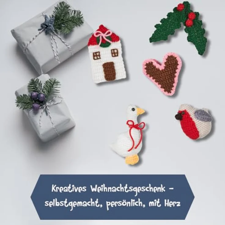 Frech Adventskalender "In der Weihnachtshäklerei", mit Material und Anleitungsbuch für 24 Häkelprojekte – Bild 6
