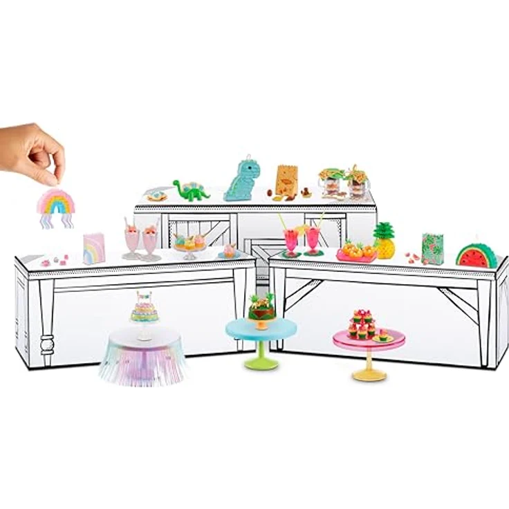 MGA ENTERTAINMENT Kreativset MGA's Miniverse - Make it Mini Party, Bastelset mit 3 Themen, 12 Rezepten und Mini-Zubehör – Bild 5