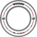 Winmau Catchring Pro-Line 4449, Auffangring für Dartspiele, weiß, Durchmesser 68 cm, Wand- und Bodenschutz