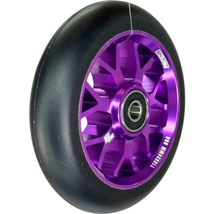 Fantic26 Stuntscooter Fantic26 Spy7 Stunt-Scooter Rolle 110mm Abec11 Lila/Pu Schwarz, Aluminium 6061-T6, ABEC-11 Kugellager – Bild 5
