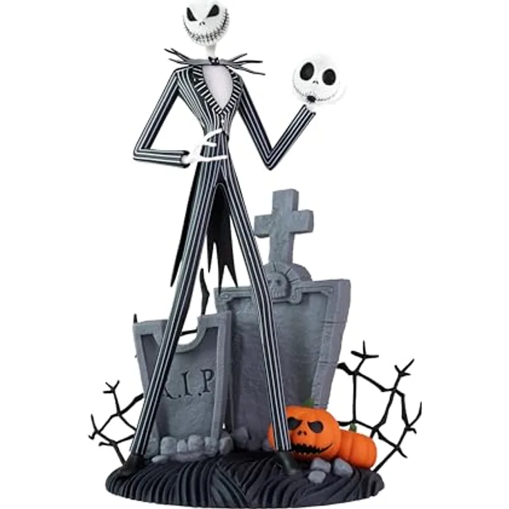 ABYstyle Studio - Nightmare Before Xmas Jack Gruseliges lächelndes Gesicht Figur, 20 cm PVC-Figur aus der SFC-Serie, offizielles Lizenzprodukt, schauriges Design
