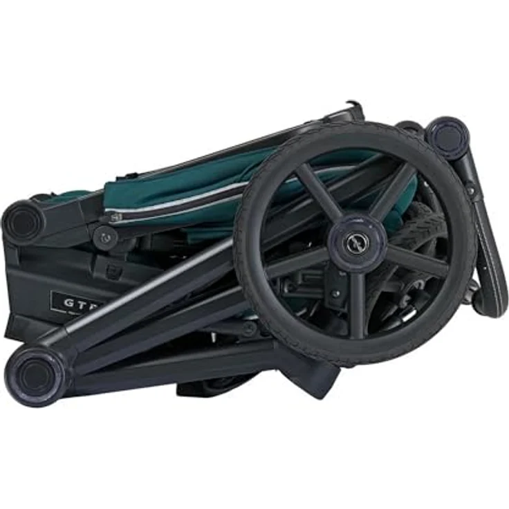 Hartan Kinderwagenset IVY GTR, 3-teiliges Outdoorset in Petrol, mit Federung, 5-Punkte-Gurt und klappbarer Fußstütze, Made in Germany – Bild 9