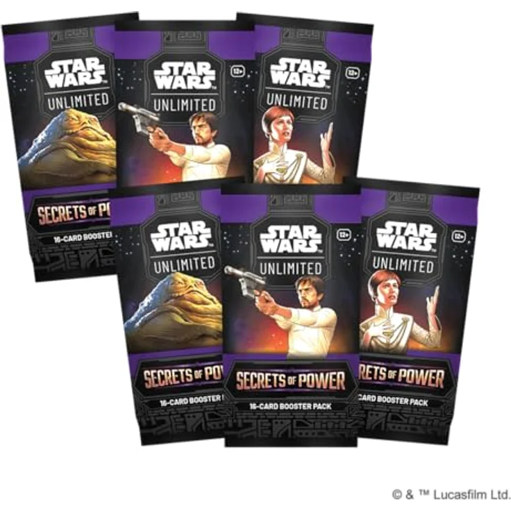 Asmodee Star Wars: Unlimited Trading Card Game - Secrets of Power Pre-Release Box, 6 Booster Packs, exklusive Promo-Karten, für 2+ Spieler, ab 12 Jahren, Englisch – Bild 5