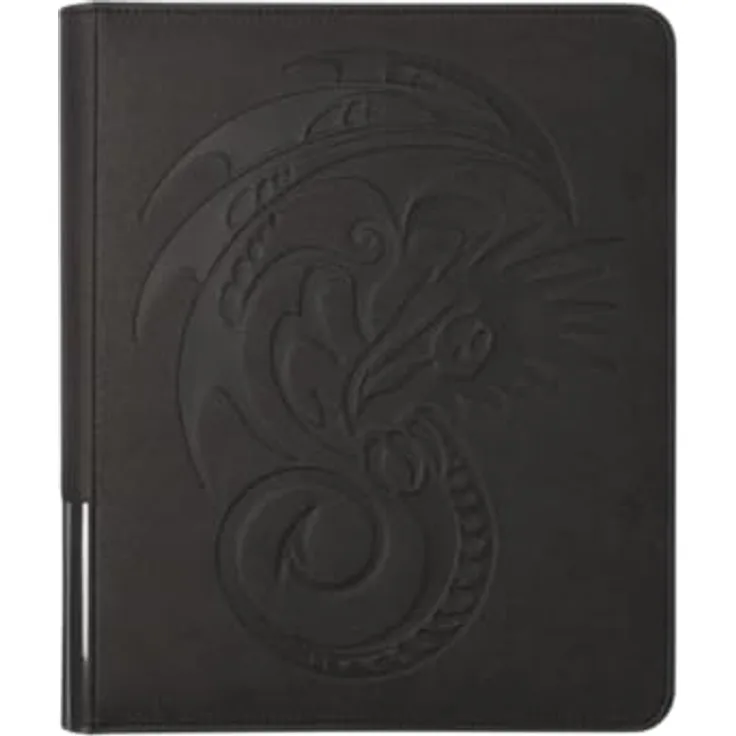 Dragon Shield Card Codex Zipster Binder Regular – Iron Grey, langlebiges Sammelkarten Zubehör mit flexibler Gestaltung