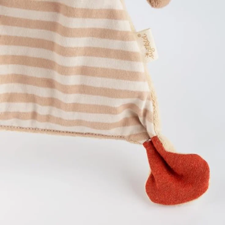 Sigikid Schnuffeltuch Lama Vanilla, Schmusetuch für Babys mit abwechslungsreichen Stoffen – Bild 5