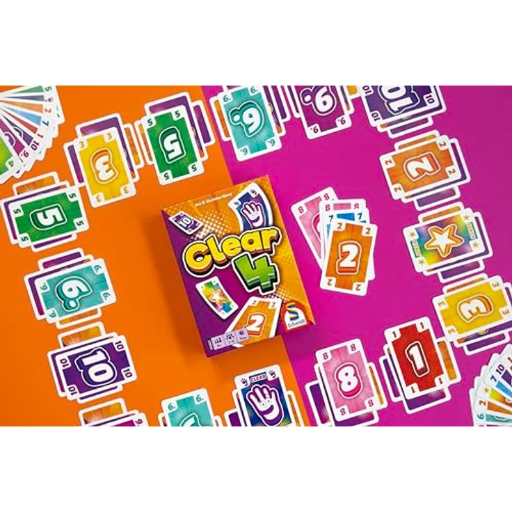 Schmidt Spiele 49473 Clear 4, Kartenspiel der Klein und Fein Serie, für 2-6 Spieler, ab 8 Jahren, Spieldauer ca. 15 Minuten – Bild 5